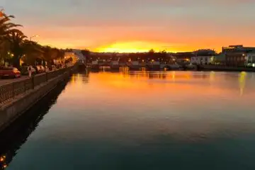 Sunset in Tavira